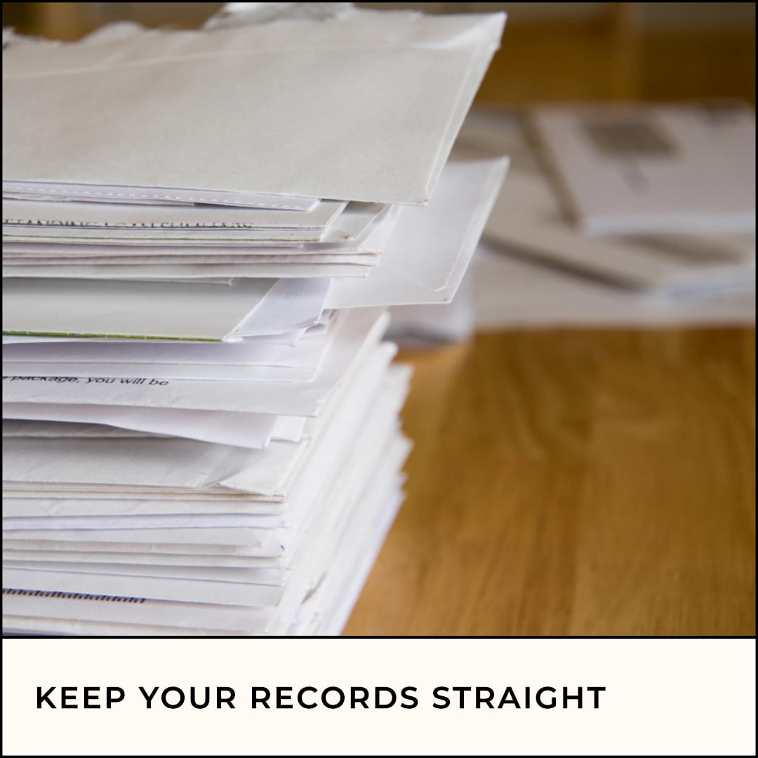 Keeping Receipts and Records - Bookkeeping Support