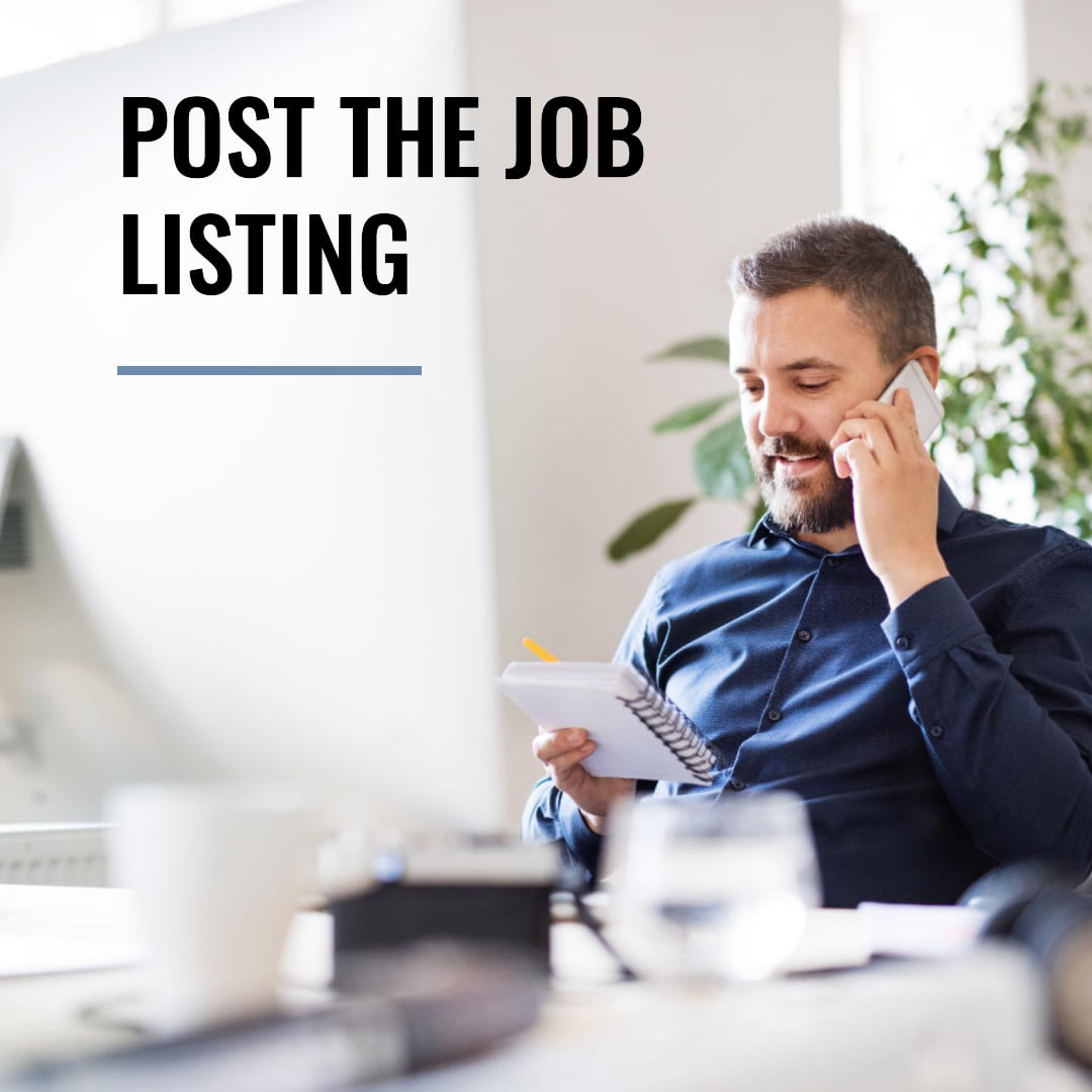 Post the Job Listing - Bookkeeping Support