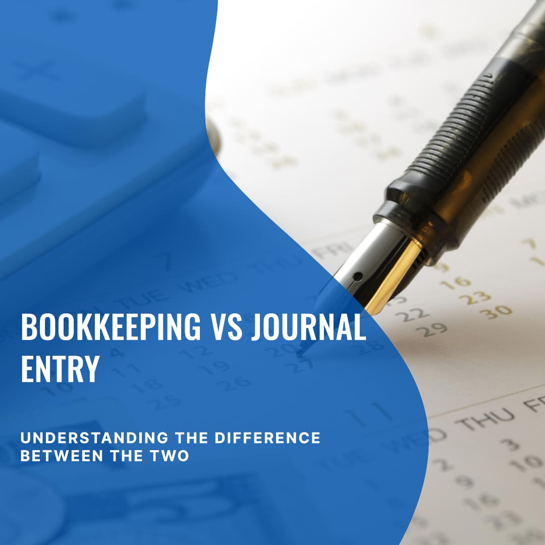 Bookkeeping vs Journal entry - Bookkeeping Support