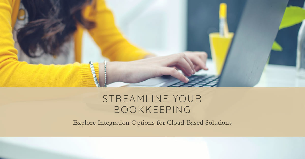 Integration options for cloud-based bookkeeping solutions