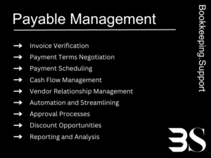 Payable Management - Bookkeeping Support Services